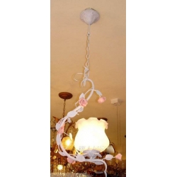 陶瓷玫瑰月亮吊燈(IS0122)