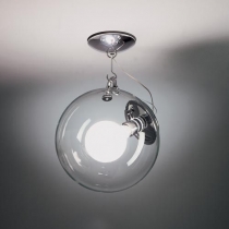 簡約透明玻璃球吊扣吸頂燈(IS0298)