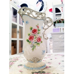 特價陳列品$99 歐陸式 典雅 玫瑰花花瓶(IS1683)