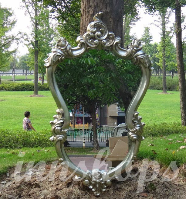 歐式古典雕花裝飾鏡 浴室鏡 (IS1334)