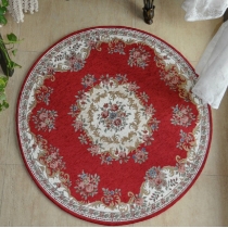 手織玫瑰花圓形地毯 *4款(IS0158)