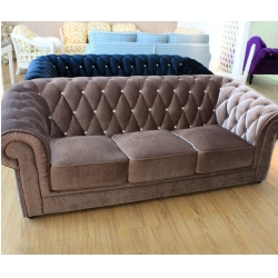 歐陸式 古典閃石梳化 chestfield sofa (IS1971)