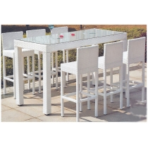戶外傢俱 仿藤吧桌椅套裝 Bar Chair and table set *可訂造尺寸(IS4488)
