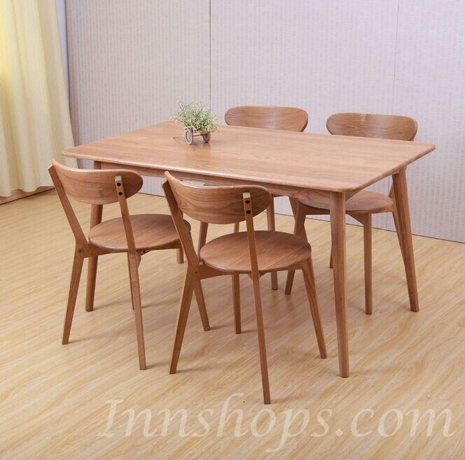 北歐系列 實木餐桌椅組合(IS0573)