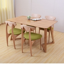 北歐風格 實木餐桌椅組合(IS0524)