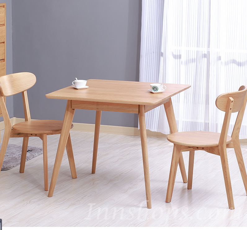北歐系列 實木白橡木餐桌椅組合(IS2152)