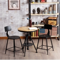 復古鐵藝餐椅咖啡椅 set(IS2025)
