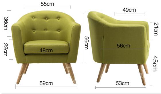 休閒梳化 咖啡椅 單人椅 (IS4078)