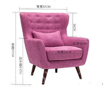 休閒梳化 咖啡椅 單人椅  (IS0779)