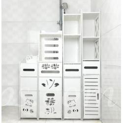 田園象牙白 窄身櫃 浴室防水櫃(IS1406)