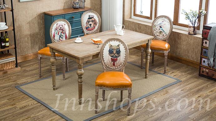 北歐風格 實木餐桌椅組合 (IS5037)