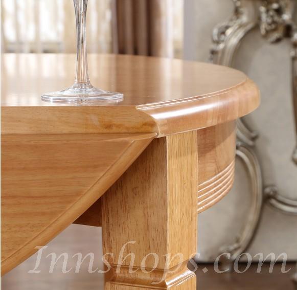 日式實木橡木 伸縮餐桌椅組合(IS5216)