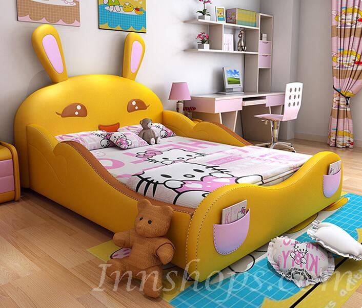 兒童皇國 包皮系列 卡通人物款 兒童床 可訂做呎吋(不包床褥)(IS5254)