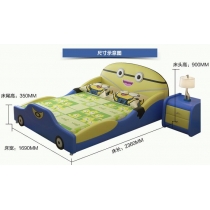 兒童皇國 包皮系列 卡通人物款 兒童床 可訂做呎吋(不包床褥)(IS5248)