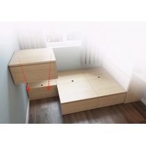 訂造床箱 儲物櫃 櫃桶櫃 *可訂做呎吋 (IS5298)