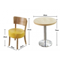 美式咖啡餐椅餐桌(IS5542)