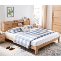 A北歐實木系列 白橡木雙人床 5呎 / 6呎(不包床褥) (IS5748)