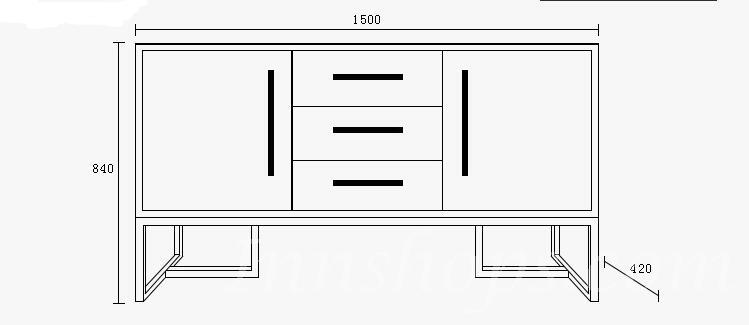 意式氣派系列 餐邊櫃*5呎 (IS2100)