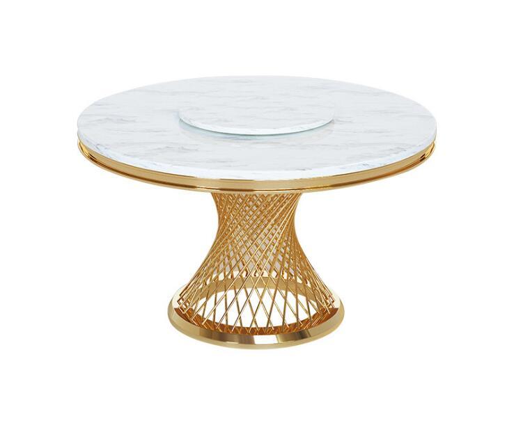 意式氣派系列 大理石圓形餐桌 4呎/ 4呎3/ 4呎5/ 5呎(IS5271)