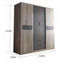 北歐品味系列 衣櫃 180cm/200cm (IS5901)