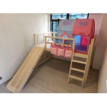 兒童皇國 全實木滑梯高架床 *可訂做呎吋 (IS6305)