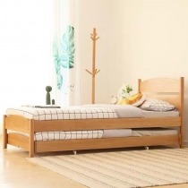 北歐實木系列 白橡木子母床 小朋友床 *可訂造呎吋(不包床褥) (IS5958)