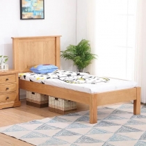 A北歐實木系列 白橡木雙人床*可訂造呎吋(不包床褥) (IS5960)