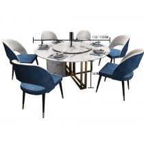 意式氣派系列 餐桌椅子*4呎/ 4呎3(IS6022)