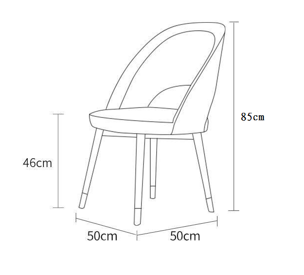 意式氣派系列 椅子*1呎8 (IS0771)