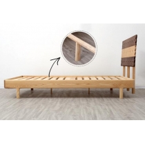 北歐實木系列 黑胡桃木白橡木床*3呎3/4呎/4呎半/5呎/6呎 (IS5103)