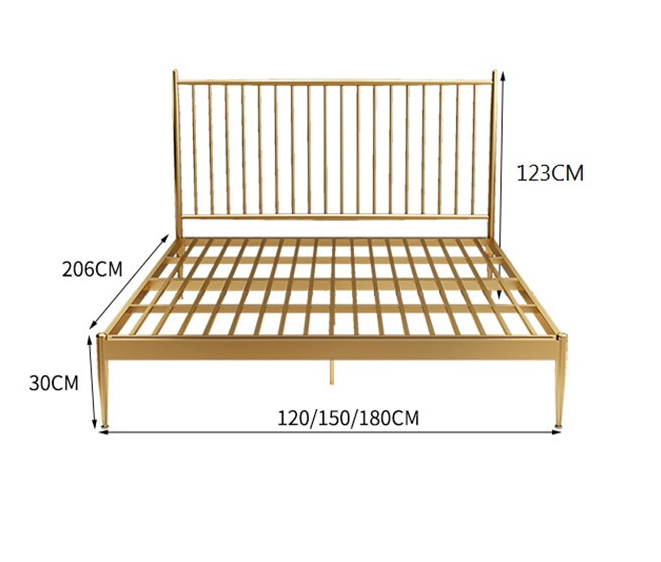鐵藝系列 床*4呎/5呎/6呎(不包床褥)(IS4815)