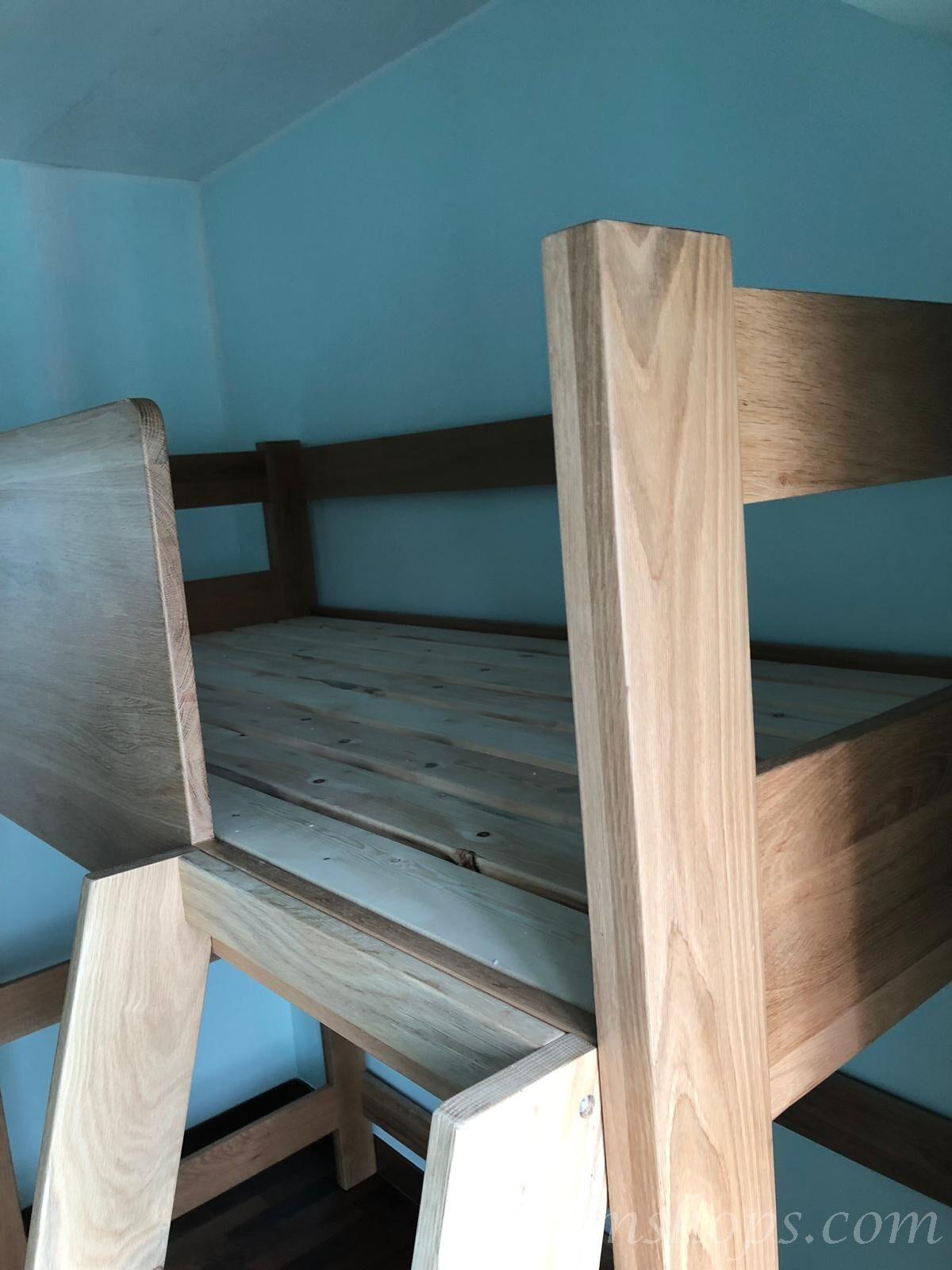 北歐實木系列 白橡木高架床*可訂造呎吋 (不包床褥)(IS6043)