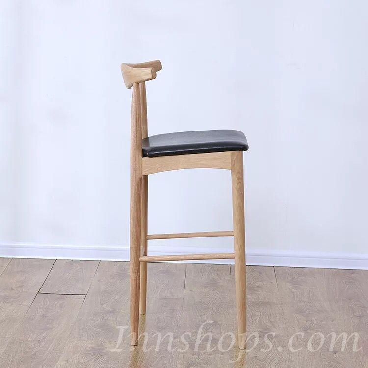 北歐實木白橡木系列 Bar chair*(IS6107)