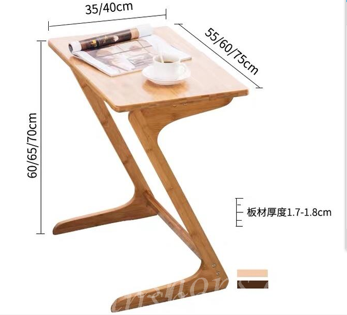 時尚系列竹製Z型桌小茶几(IS4863) - 茶几/ 升降茶几- 田園時尚家居