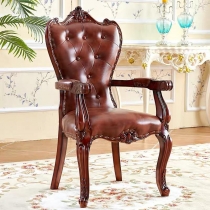 法式貴族 實木餐椅 (IS3266)