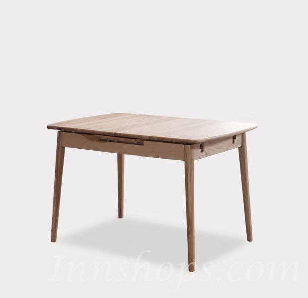 北歐實木系列 白蠟木伸縮餐桌椅子 (IS6488)