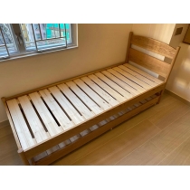 北歐實木系列 白橡木子母床*可訂造呎吋 (IS6539)