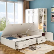 訂造歐式系列 衣櫃床 油壓床(IS1291)