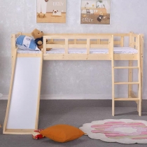 兒童皇國 全實木滑梯組合床 *可訂做呎吋(不包床褥)(IS5150)