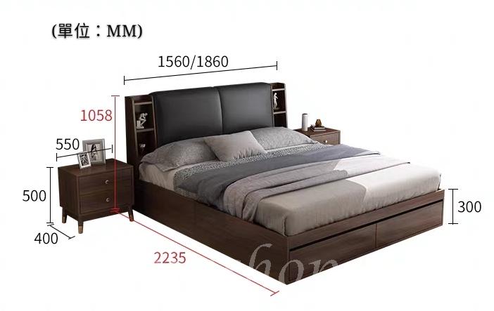 北歐格調系列 油壓床*5呎/6呎(不包床褥)(IS6074)