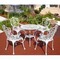 戶外傢俱 玫瑰花 庭園桌椅組合(IS6954)