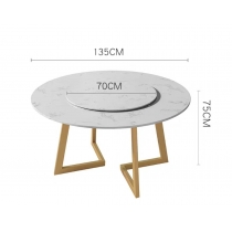 鐵藝系列 岩板餐桌椅套裝 *80/100/120/135cm (IS6962)