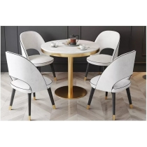 鐵藝系列  岩板餐桌椅套裝 *50/60/60/80cm (IS6963)