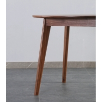 北歐實木系列 黑胡桃木餐桌椅子*100/120/140cm (IS4437)
