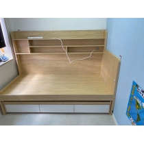 簡約 側櫃儲物床*可自訂呎吋(不包床褥)(IS6971)