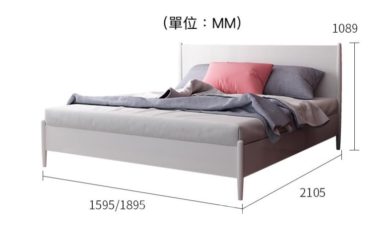 北歐品味系列 雙人床*5呎/6呎(不包床褥) (IS4529)