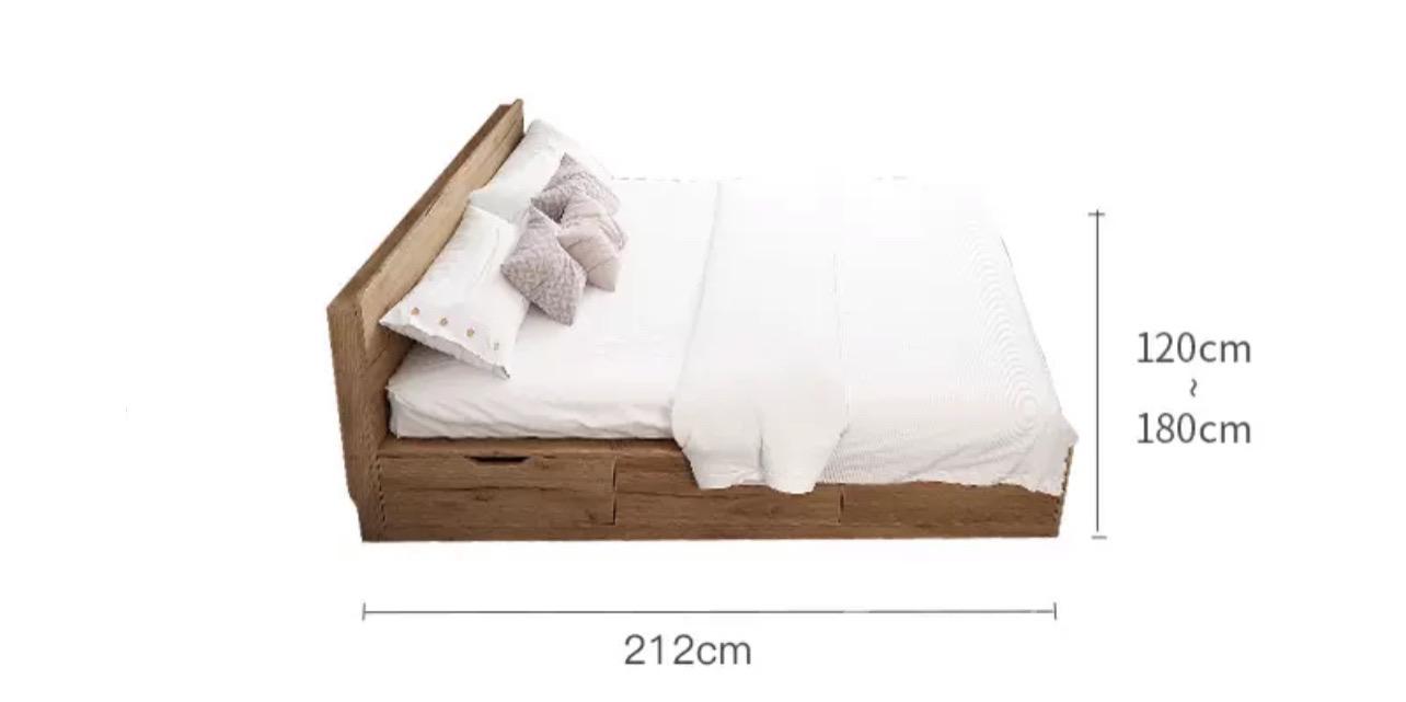 北歐摩登系列 雙人床*4呎/5呎/6呎(不包床褥) (IS4772)