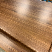 北歐實木系列 黑胡桃木伸縮餐桌椅子*(120-160)/(140-180)cm (IS2184)
