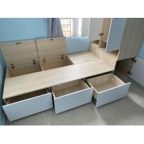 訂造 多功能組合床 衣櫃床+3櫃桶 *可自訂呎吋(不包床褥)(IS7250)