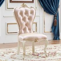 維也納系列 實木真皮餐椅 (IS0824)